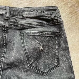 Vigoss Charcoal Washed Denim Jeans